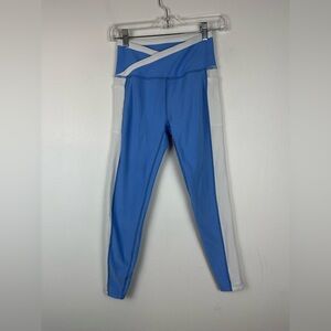 Beyond Yoga Spacedye On Block V High Waist Pockets Midi Leggings Women’s Sz S